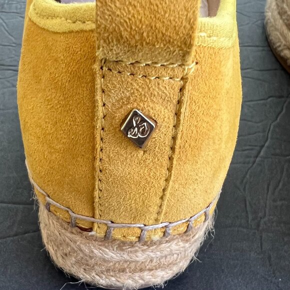 Women Sam Edelman yellow Suede platform slip On Sneakers - Picture 4 of 10